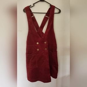 New w/tag Free People Dark Red Corduroy sz 10